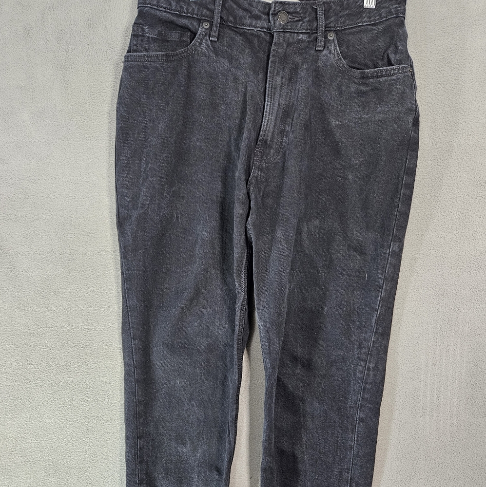 Everlane Black Wash The Curvy Cheeky Straight Jeans Size 29 Crop 5 Pocket